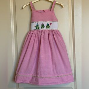 Sz5 Anavini Smocked Frog Dress